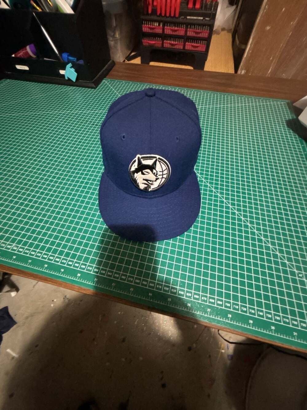 New Era Minnesota Timberwolves 59FIFTY Hardwood Classics Fitted Hat Size 7 1/2